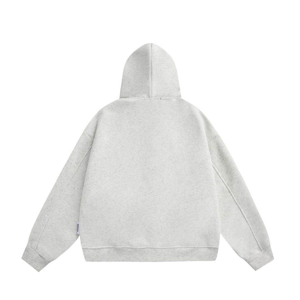 Męska bluza z kapturem Retro z wieloma zamkami - Uniwersalny styl na jesień/zimę.