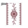 Quick Apply Tattoo Stickers Temporary Sticker Flower Lace Lotus Pattern Fake Tattoos for Women Men Fun Family Waterproof DIY Face Arm Leg