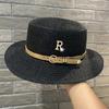 Straw Panama Hat Straw Flat Hat Summer Hat Straw Hat For Women Summer Sunhat