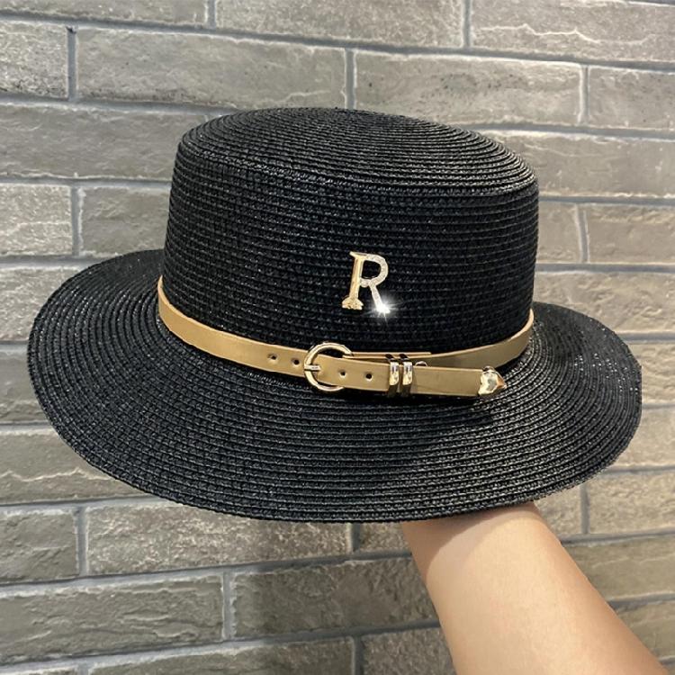 Straw Panama Hat Straw Flat Hat Summer Hat Straw Hat For Women Summer Sunhat