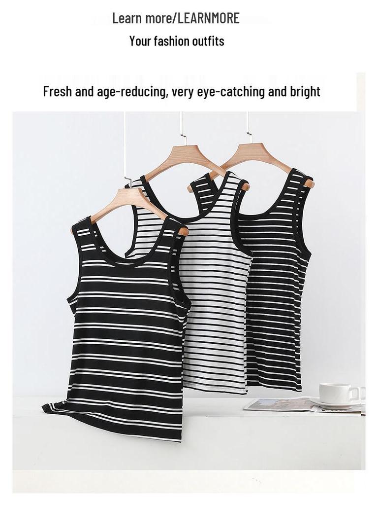 Women's Plus Size U-Neck Spaghetti Strap Tank Top - Sleeveless Slimming Base Layer for Spring/Summer