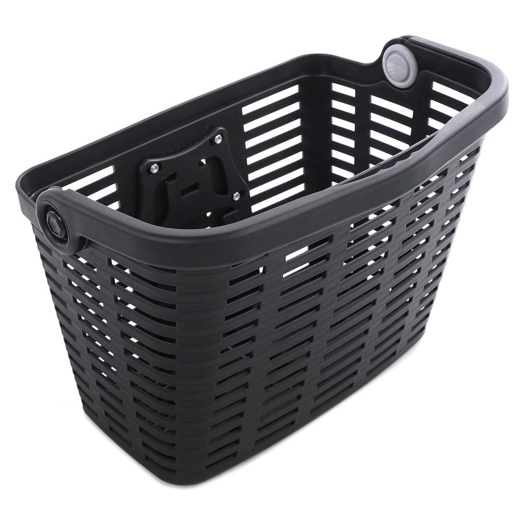 Plastic stuurfietsmand - zwart