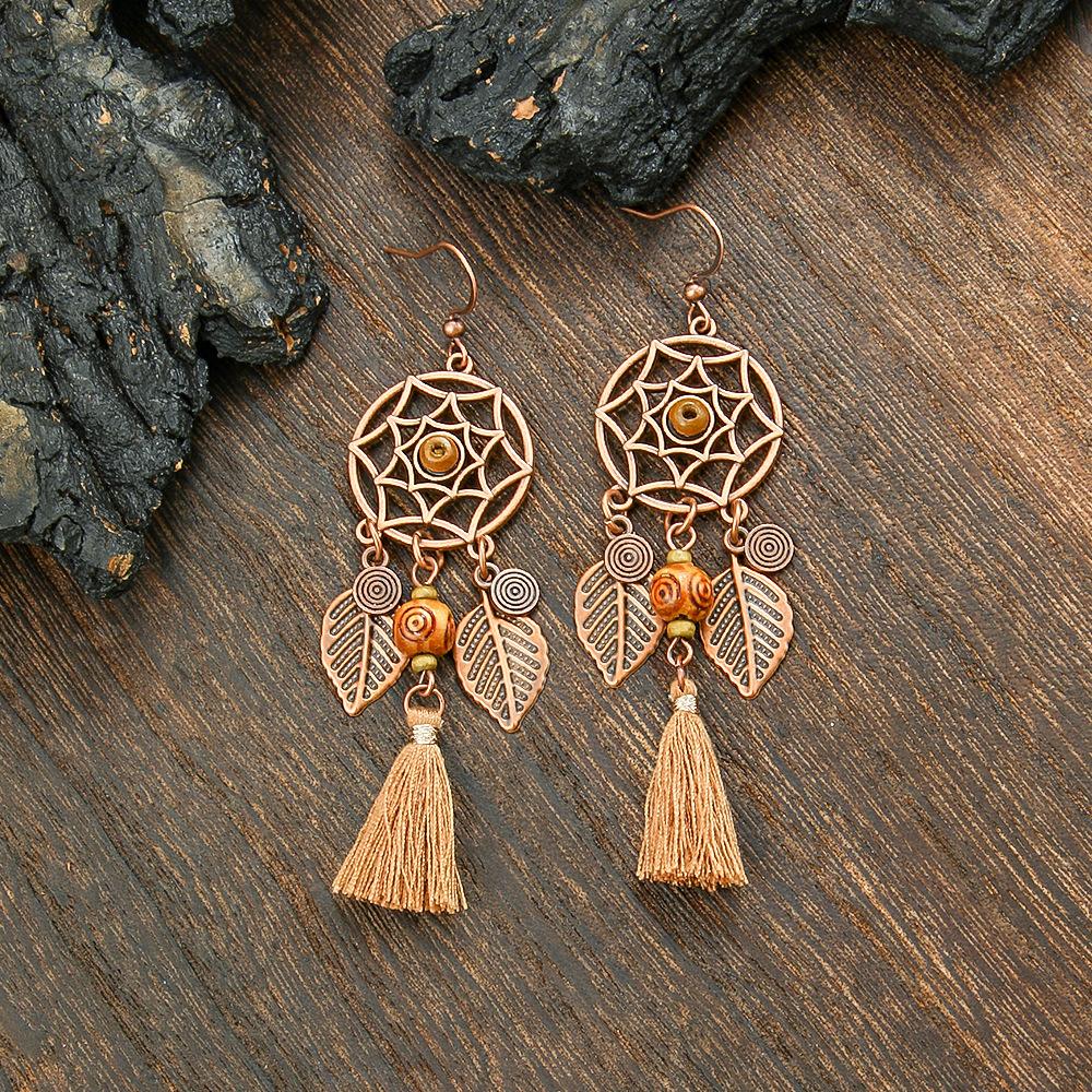 Fashion Ethnic Style High-end Fringed Earrings Personalized Retro Creative Tribal Style Earrings Yiwu Jewelry