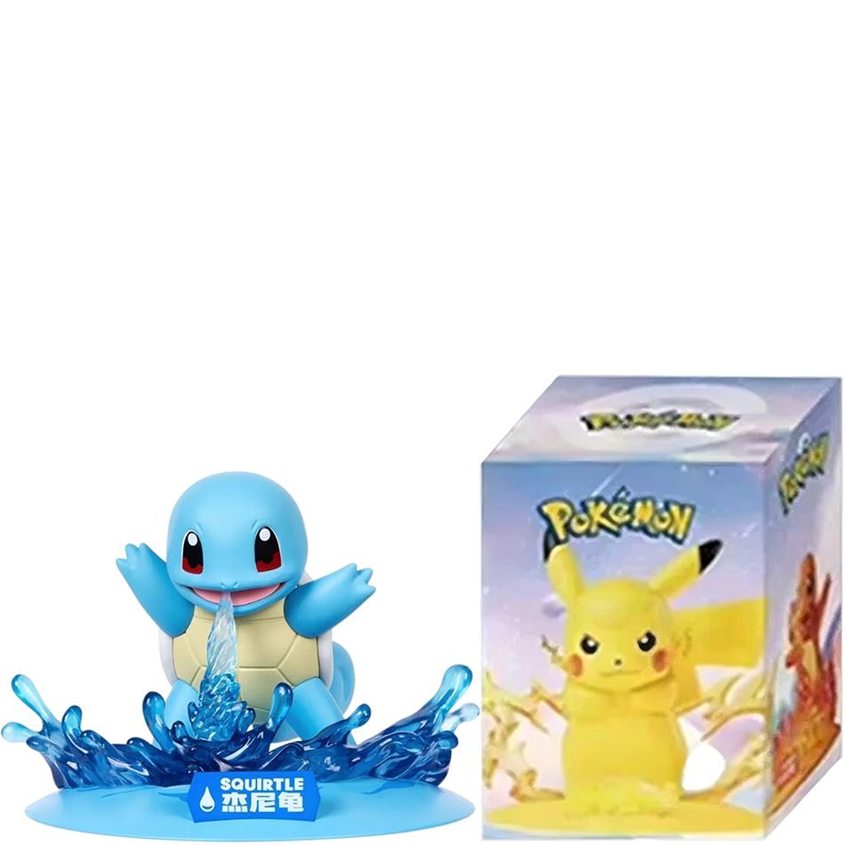 12Pcs Pokemon Action Figure Blind Box Pikachu Anime Models Desktop Decoration Kids Gift