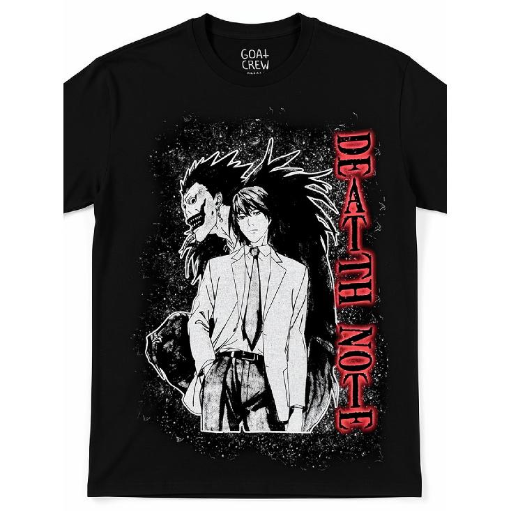 Men S D Death N Note Goat Crew Anime T Shirt Iconic Logo Small Size Casual Round Neck Machine Washable All Season Wear for Music Fans Daily Outfits S