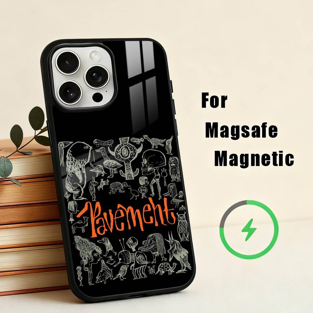 Indie Rock Band P-Pavement Phone Case For iPhone 17,16,15,14,13,12,Plus,Pro,Max for Magsafe Magnetic Wireless Charging