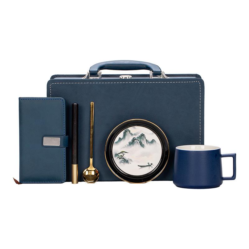 Creative Business Gift Set: Coffee Cup & Notebook for Corporate Meetings and Team Building