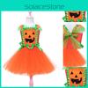 Cute Pumpkin Princess Dress For Girls Perfect For Halloween Cosplay!