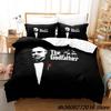 Neues Der Pate Bettwäsche-Set Einzelbett Twin Voll Queen King-Size Abmessungen Abmessungen Bettwäsche-Set Erwachsene Kinder Schlafzimmer dreiteilige Anzüge 3D Anime