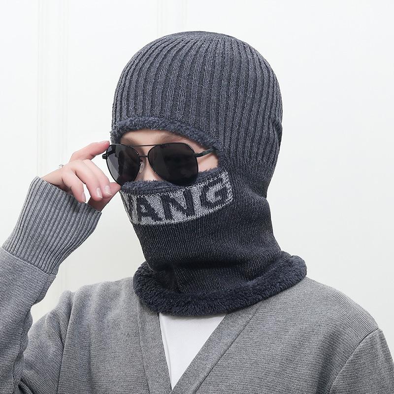 Winter Cap Ski Masks Warm Knitted Balaclava for Men Women Windproof Hat for Outdoor Sports