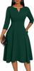 Medium and long dress, font slim fit, horn dress, seven-quarter sleeve wedding guest work dress