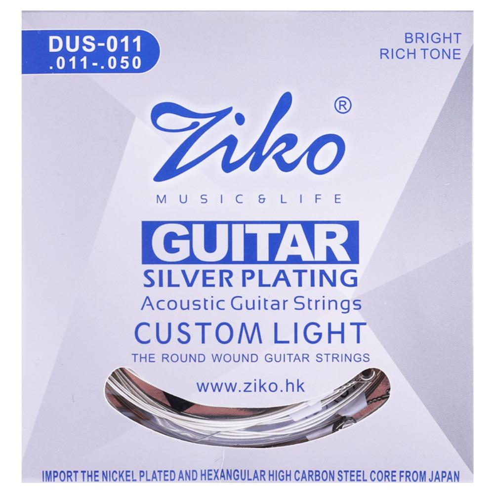 Set di 6 Corde Corde per Chitarra Acustica Esagonale Zinco Lega di Zinco Corda per Chitarra Chitarra Acustica