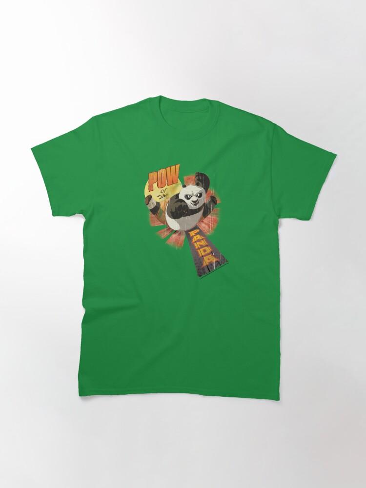 Kung Fu Panda Kung Fu Panda Pow Of The Panda Action Pose Portrait Classic T-Shirt