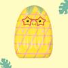 Cartoon Cute Kiwi Pineapple Inflatable Floating Lounge Chair With Handle