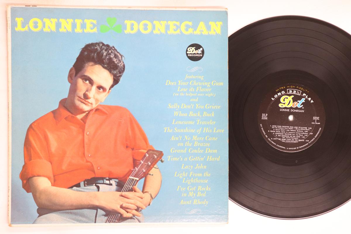 

LP Record LONNIE DONEGAN - Lonnie Donegan DLP3394 DOT 1961 US Rock Used