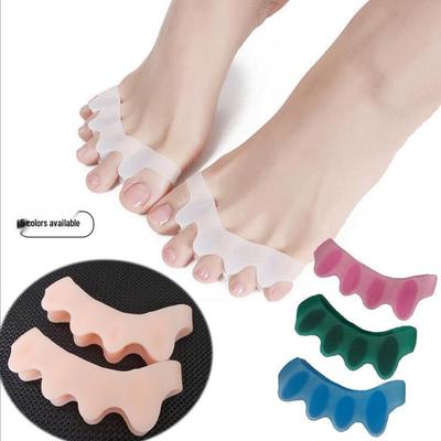 Silicone Bunion Corrector & Five Toe Separator for Hallux Valgus