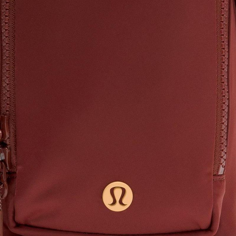 Lululemon Water Bottle 2L Simple Daily Crossbody Bag With Front Pocket Unisex Bags Rocky-Orange LU9CBXS-1