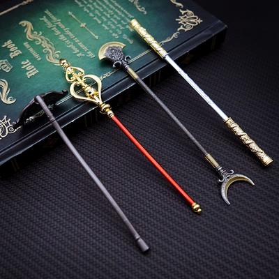 4 st/parti Black Myth WuKong Vapen Nyckelring Resan till västern Nyckelring Nyckelringar för män Speltillbehör Nyckelring Llaveros