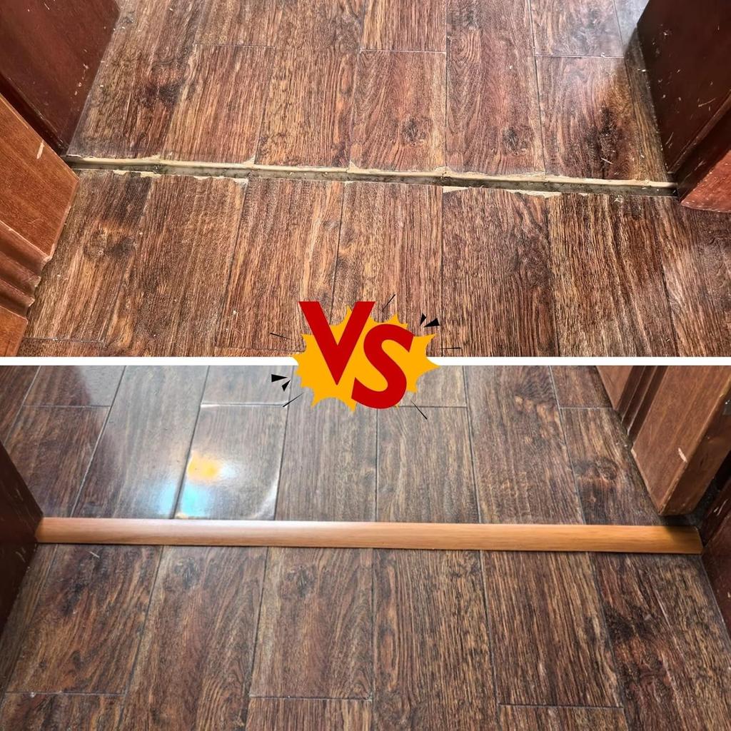 1pc 1m/2m/3meters Carpet To Tile Floor Transition Strip Self Adhesive T-Molding Threshold Cover Household Wood Grain