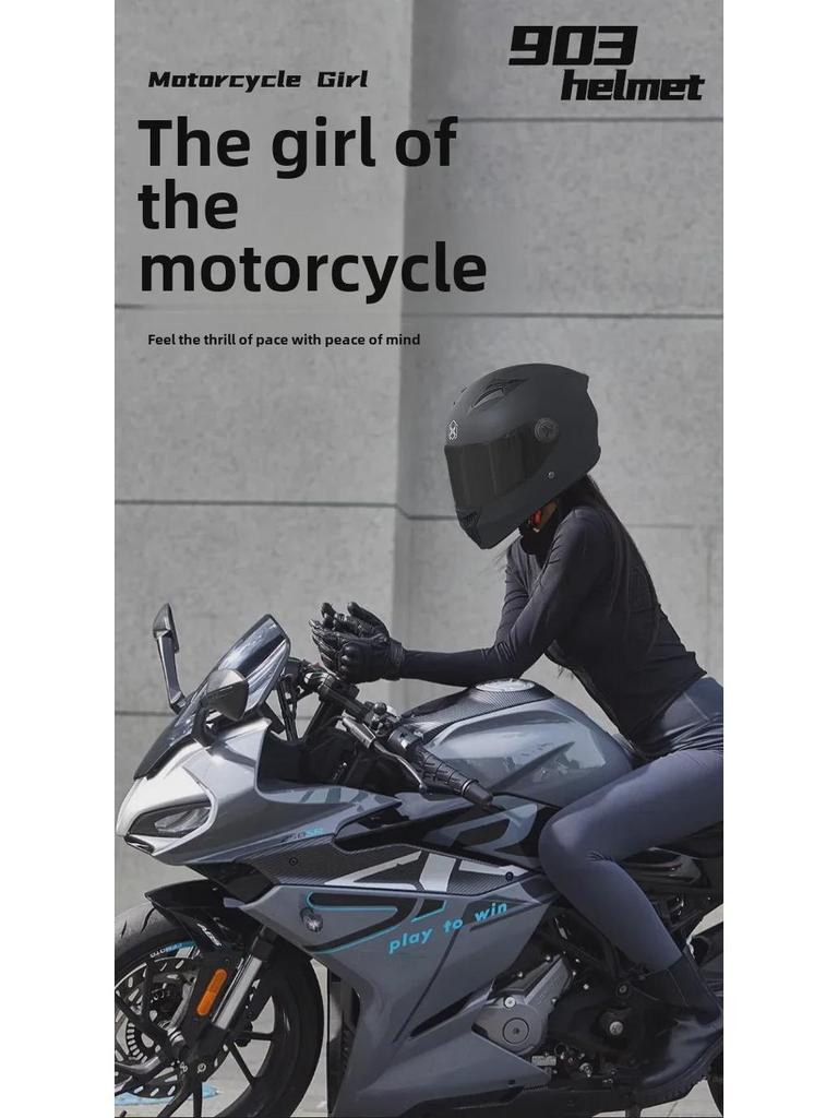 All-Season Electric Motorcycle Helmet with Double Visor for Men and Women - Winter Warm, Full-Face Protection