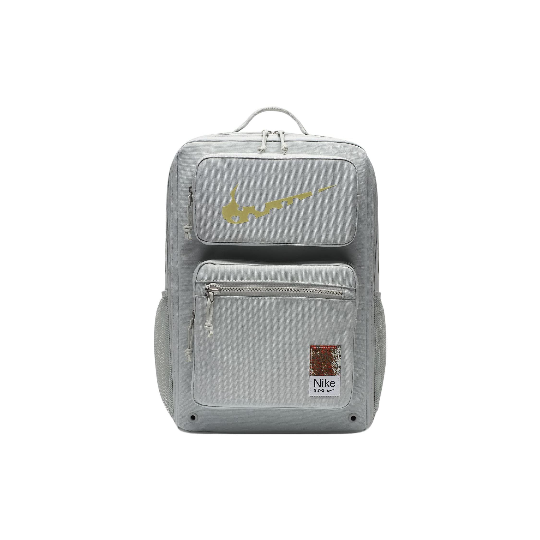 

Nike Minimalist Fashion Logo Print Fabric Backpack Men Backpacks Light-Silver FJ4818-034 Light Silver