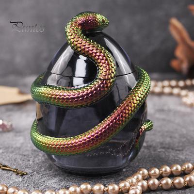 1 Set Snake Egg Jar Silicone Mold Clay Gypsum Cement Epoxy Resin Casting Mold DIY Crafts Snake Egg Shape Storage Box Ornament Making Mould
