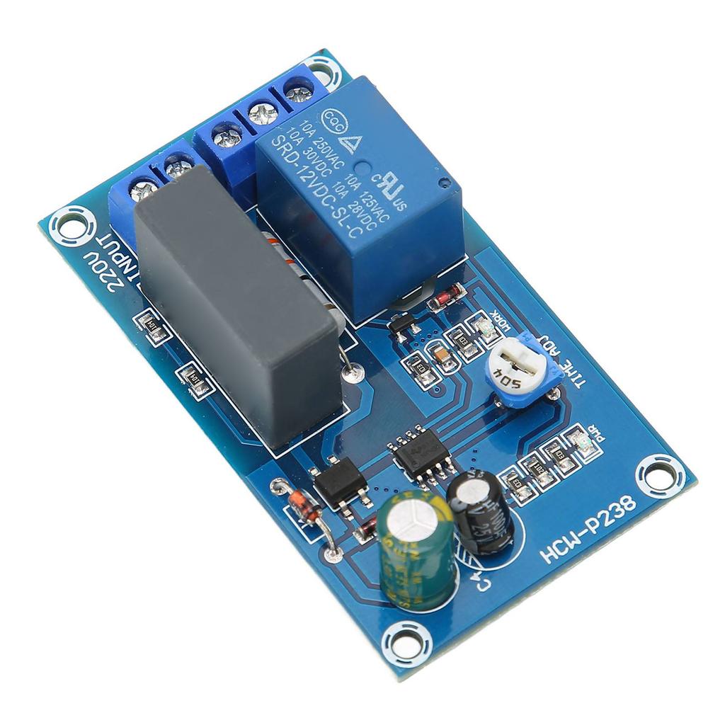 Timer Relay Module Adjustable Delay Switch Board 220V Accessory for Home Factory