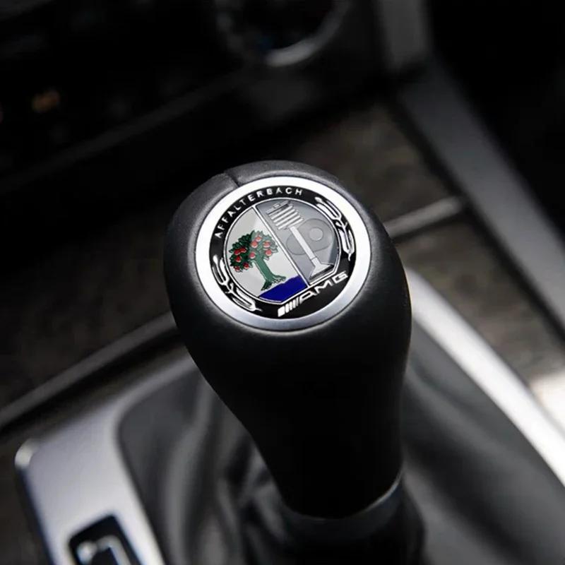 HOT SALE Gear Lever Decoration Shifter Head Emblem Sticker Mercedes Benz AMG W204 W205 W203 W211 W212 W213 W201 W210 W124 W126