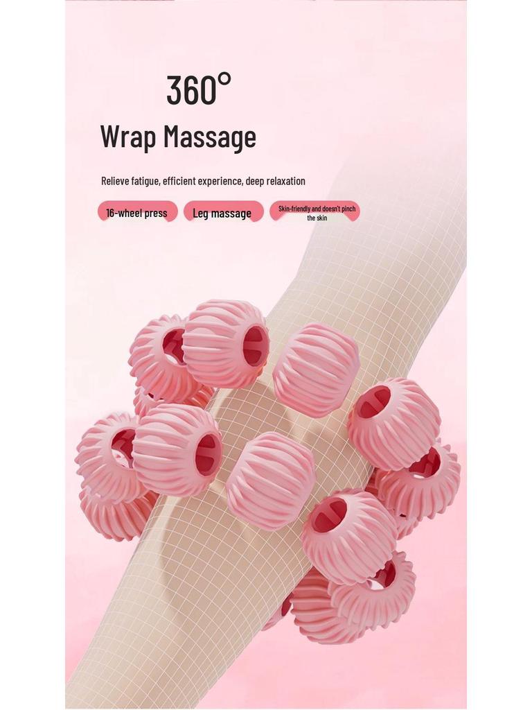 16-Wheel Calf and Thigh Roller Massager