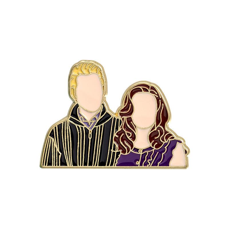 Character Adorable Cartoon Brooch Unique Alloy Pin For Personalized Style And Fashion Accessory