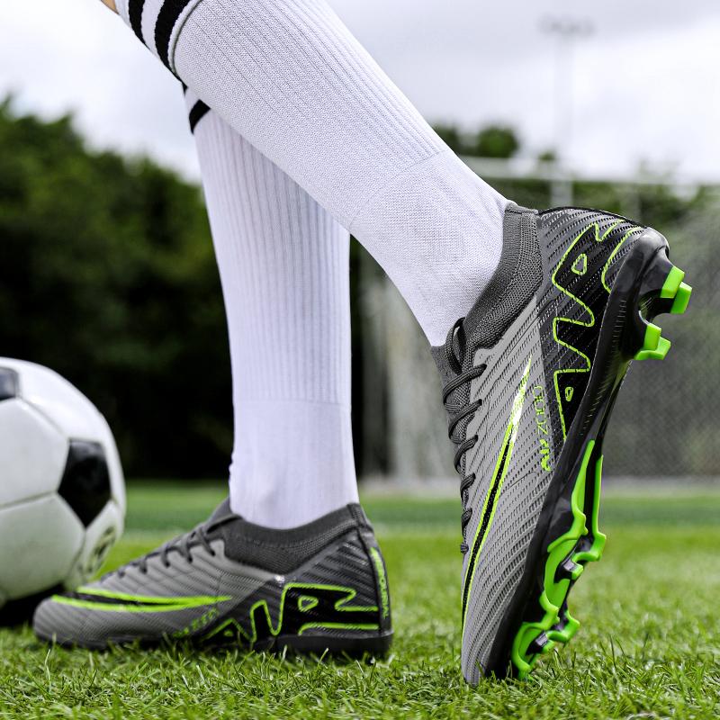 Men Soccer Shoes Professional Field Society Resistant TF/FG Long Spikes Football Boots Outdoor High Quality Original Sneakers