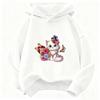 Funny Cat Cute Girls Hoodie Kids Children's Sweatshirt Cute Harajuku Hoody for Boys Autumn Winter Casual Hoodies