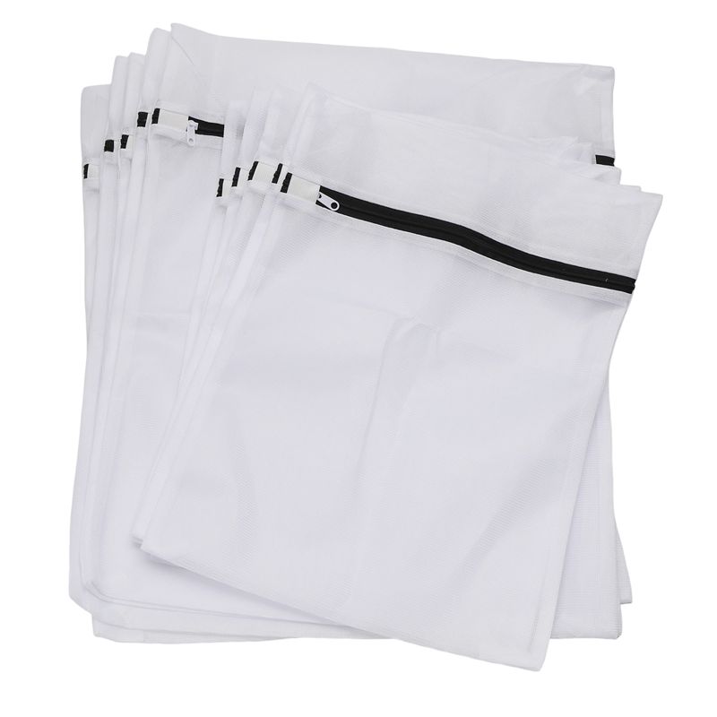 M-Modern-10 Pack Washing Machine Laundry Bags, Zippered Mesh Laundry Bags, Laundry Bags For Blouses, Bras, Hosiery(5S+5L)