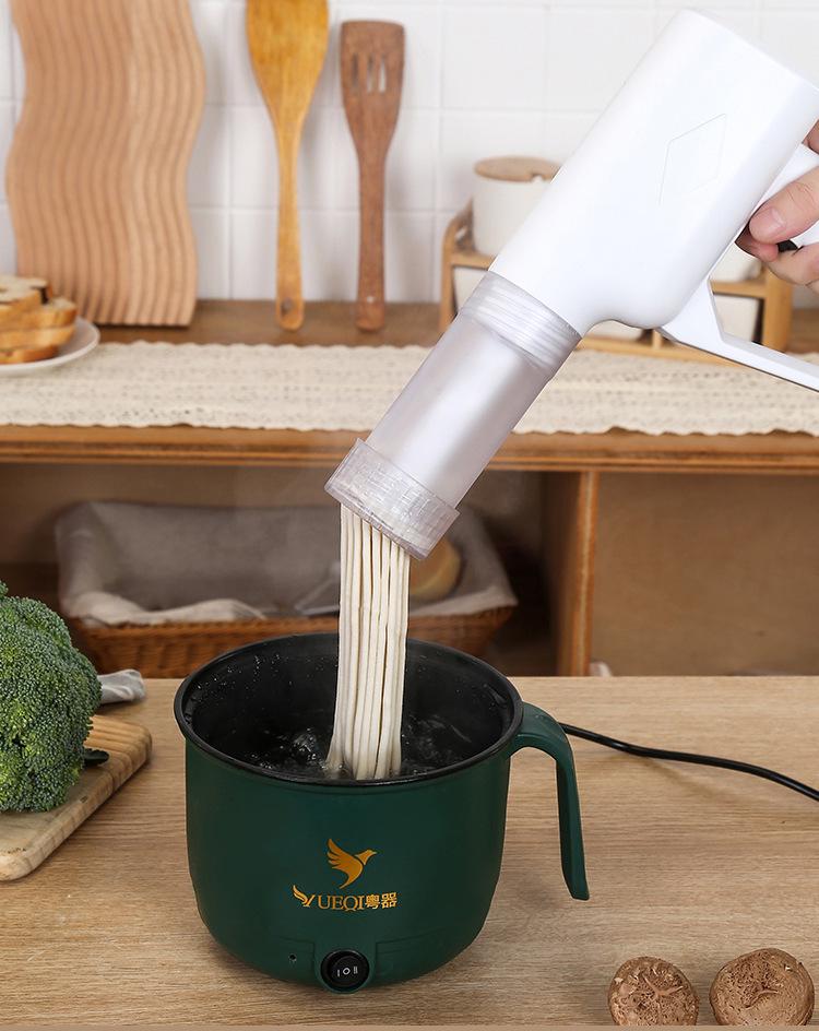 Tragbarer Kabelloser Automatischer Nudelbereiter: Kompakte elektrische Teigpresse für einfache hausgemachte Nudeln