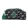 New York Yankees Zipper Casual Large Logo Print Vintage Floral Adjustable Shoulder Strap Camera Bag Women Shoulder Bag Black 3ACRS013N-50BKS