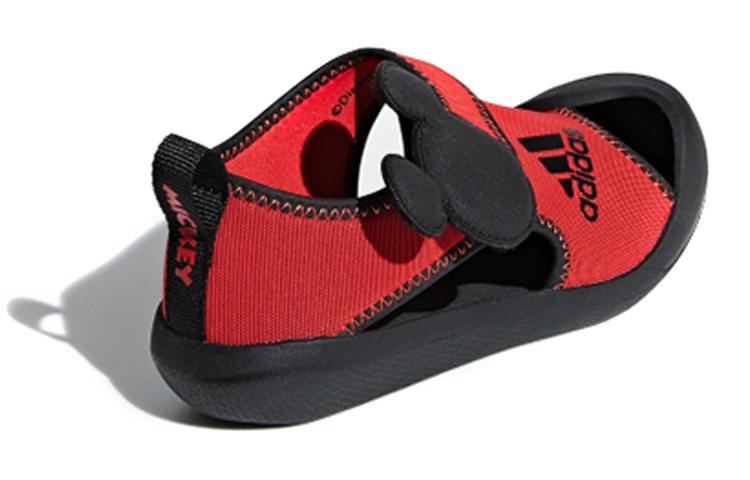 adidas Mickey C Fabric Low Top Kids' Skateboarding Shoes Black Red Kids' F35863