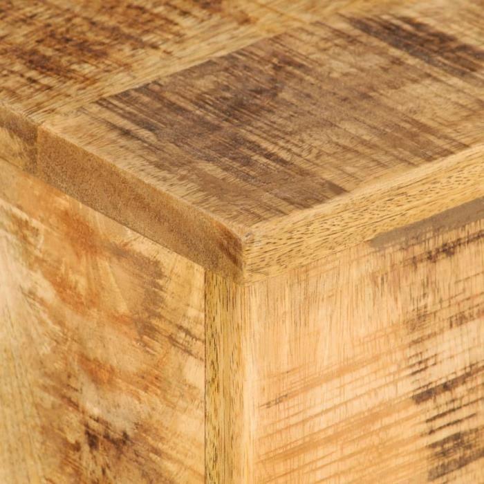 VidaXL Tables d'appoint 2 pcs Bois de manguier solide