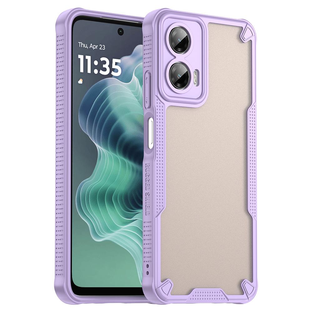 

For Motorola Moto G35 5G Case Hybrid Frosted Phone Back Cover Purple