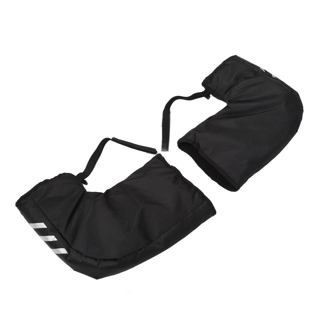Reflective Bike Handlebar Mittens Autumn Winter Bar Mitts Cold Weather Bicycle Gloves for Mountain Bike Outdoor Night