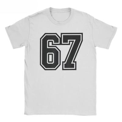 Men Women 67 Meme Six Seven 6 7 Meme Design 6 7 T Shirt Pure Cotton Clothing Short Sleeves Round Collar Tees New Arrival TShirt