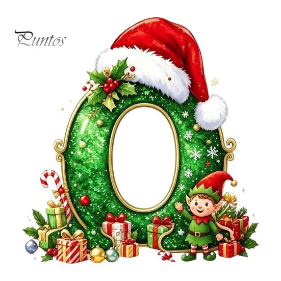 Santa Hat Letter Tree Pendant 26 Alphabet Christmas Ornament, Personalized Letters Acrylic Hanging Decoration with Festive Elf Pattern Initial