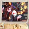 Genshin Impact Hu Tao Colorful Tapestry Wall Hanging Hippie Wall Hanging Bohemian Wall Tapestries Mandala Wall Hanging Sheets