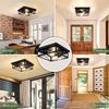 Modern LED Ceiling Lights Industrial Iron Black Nordic Minimalist Home Decoration Living Room Dining Room Ceiling Lamps Lighting