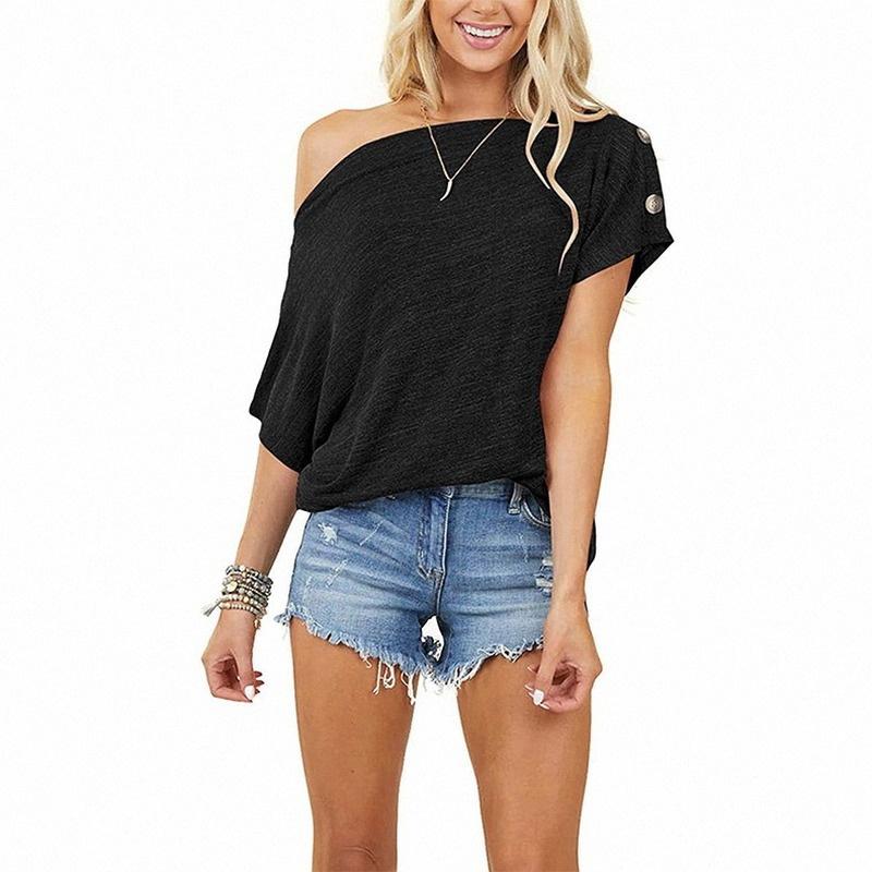 One Shoulder Sweatshirt Off The Shoulder Short Sleeve Shirt Buy
