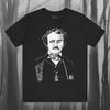 Edgar Allan Poe, Gothic Shirt, Horror T-Shirt, Classic Literature T-Shirt, Goth Fashion, Bookworm, Gallien Art, Literature Unisex Tee