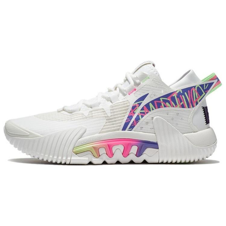 Li-Ning Badfive 2 Low White Rainbow Men s ABFT029-4 EU 44⅓