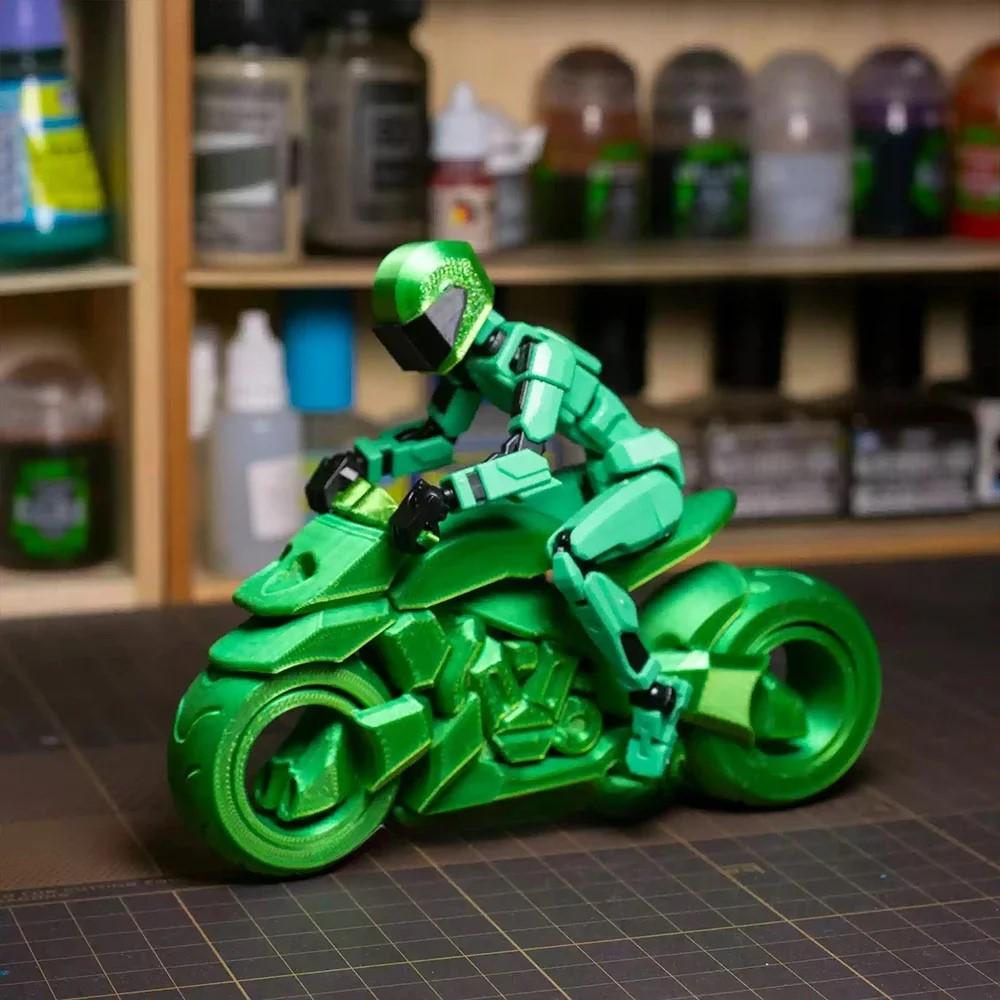 3D Printed Death/Swordsman Dummy 13 Action Figures Multi-Jointed Movable Lucky 13 Action Figure Nova 13 Action Figure for Gift
