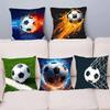Football Print Pillow Case Home Decor Throw For Sofa Bed Car Room Decor Gift Idea
