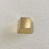 Elegant Zinc Alloy Keycap Matte Gold Finish For Mechanical Keyboards Enhances Typing