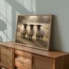 Vintage Blackface Sheep Canvas Poster Painting Printed On Canvas Home Decor Wall Art Pictures for Living Room